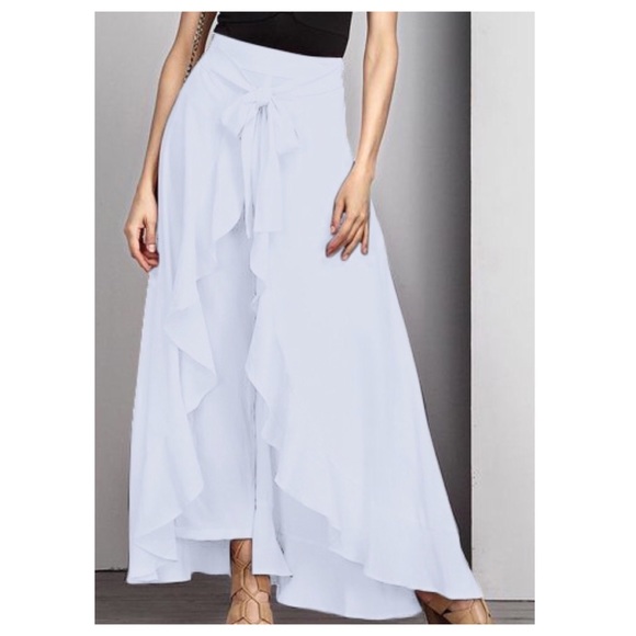 Black Flutter Pants - Picture 6 of 6